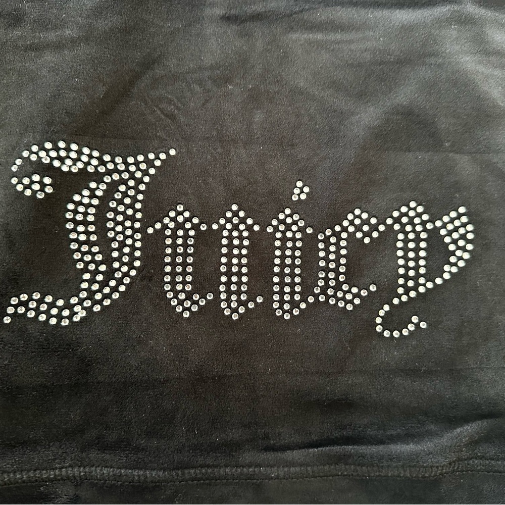 Juicy Couture Black Velour Zip-up Jacket - Picture 7 of 9